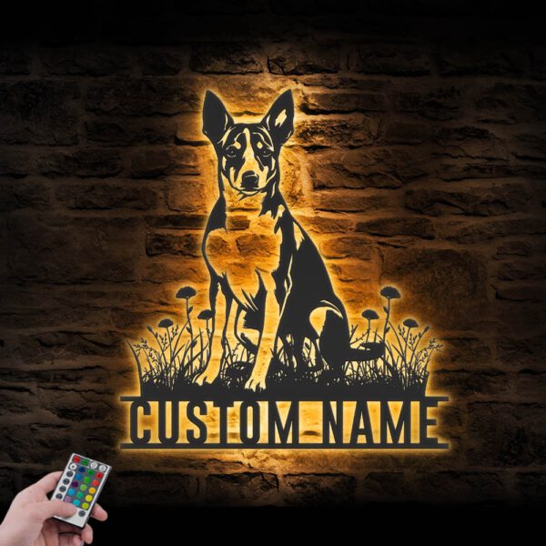 Custom-Basenji-Metal-Wall-Art-LED-Light_4