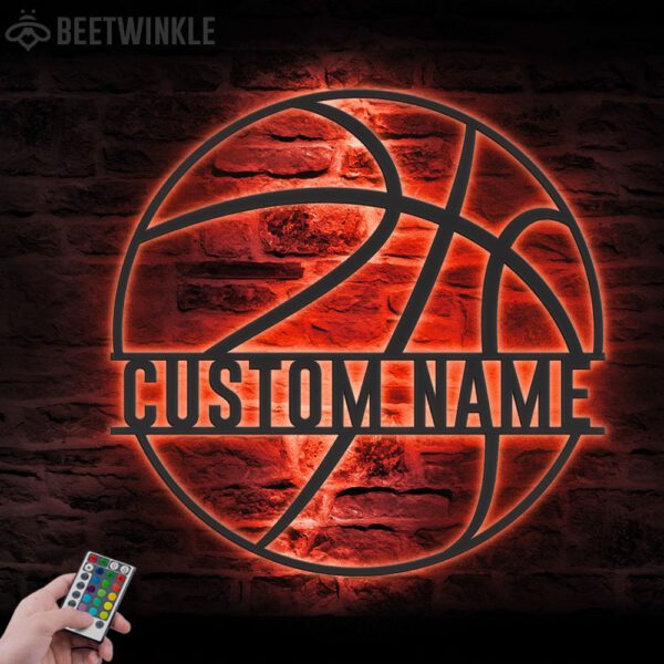 Custom-Basketball-Metal-Wall-Art-LED-Light-2-3