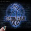 Custom-Basketball-Metal-Wall-Art-LED-Light-3