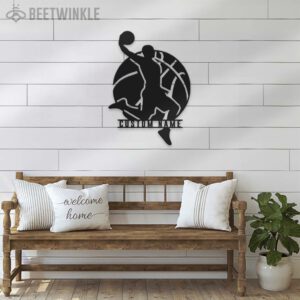 Custom-Basketball-Metal-Wall-Art-LED-Light-3-4