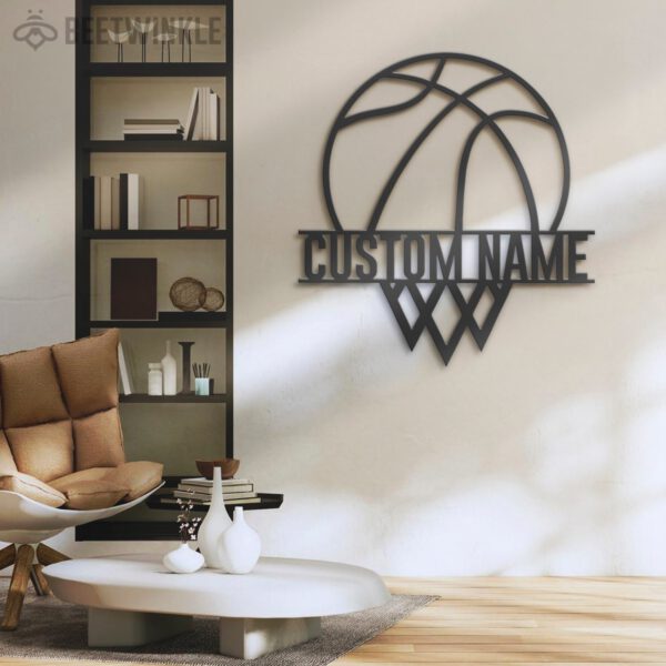 Custom-Basketball-Metal-Wall-Art-LED-Light-4