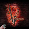 Custom-Bass-Clarinet-Musical-Instrument-Metal-Wall-Art-LED-Light-5