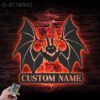 Custom-Bat-Metal-Wall-Art-with-LED-Light-3