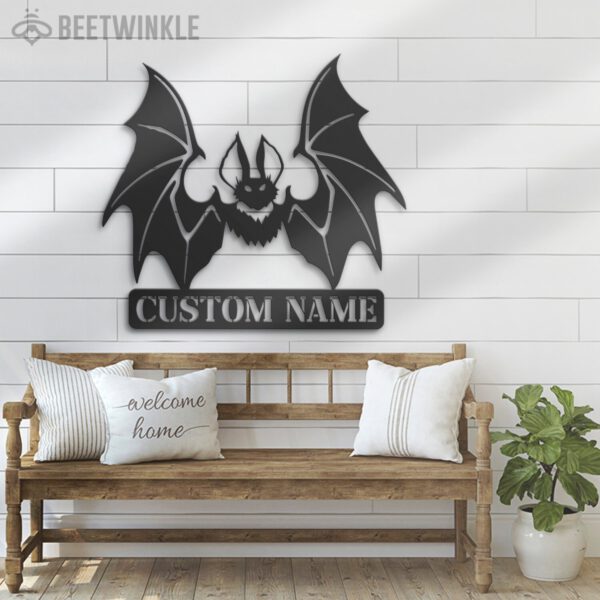 Custom-Bat-Metal-Wall-Art-with-LED-Light-5