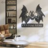 Custom-Bat-Metal-Wall-Art-with-LED-Light-7