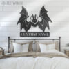 Custom-Bat-Metal-Wall-Art-with-LED-Light-8