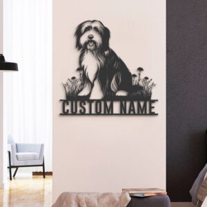 Custom-Bearded-Collie-Metal-Wall-Art-LED-Light_1