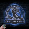 Custom-Bearded-Dragon-Metal-Wall-Art-LED-Light-4