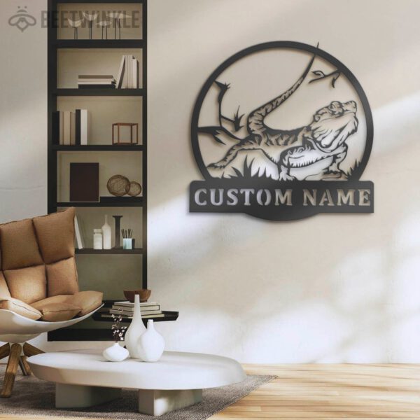 Custom-Bearded-Dragon-Metal-Wall-Art-LED-Light-7-1