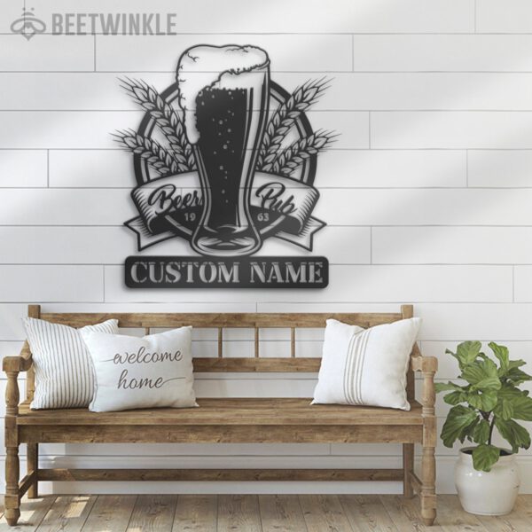 Custom-Beer-Bar-Metal-Wall-Art-LED-Light-3-1