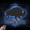 Custom-Bison-Farmhouse-Metal-Wall-Art-LED-Light-6-1