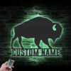 Custom-Bison-Farmhouse-Metal-Wall-Art-LED-Light-7-1