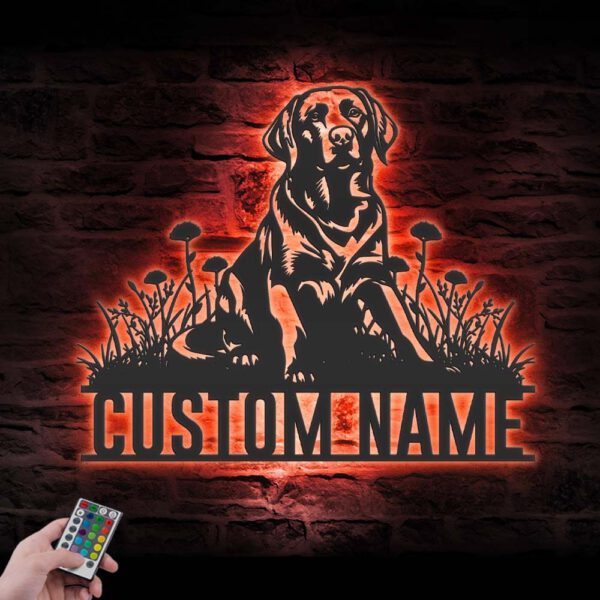 Custom-Black-Labrador-Metal-Wall-Art-LED_6