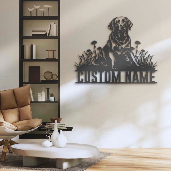 Custom-Black-Labrador-Metal-Wall-Art-LED_7