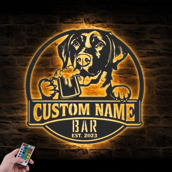 Custom-Black-Labrador-Thirsty-Beer-Pub-Metal-Wall-Art-LED-Light_4