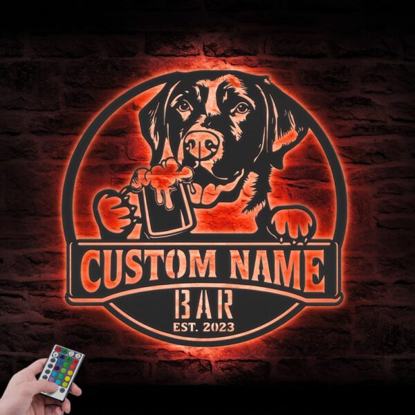 Custom-Black-Labrador-Thirsty-Beer-Pub-Metal-Wall-Art-LED-Light_7