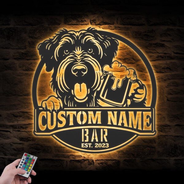 Custom-Black-Russian-Terrier-Thirsty-Beer-Pub-Metal-Wall-Art-LED-Light_5