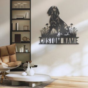 Custom-Black-and-Tan-Coonhound-Metal-Wall-Art-LED-Light_1