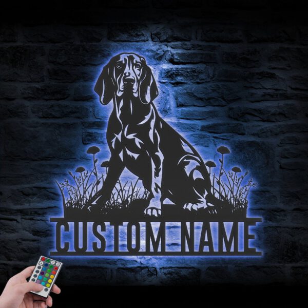 Custom-Black-and-Tan-Coonhound-Metal-Wall-Art-LED-Light_4