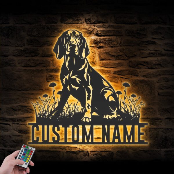 Custom-Black-and-Tan-Coonhound-Metal-Wall-Art-LED-Light_5