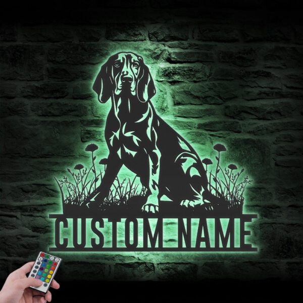 Custom-Black-and-Tan-Coonhound-Metal-Wall-Art-LED-Light_7