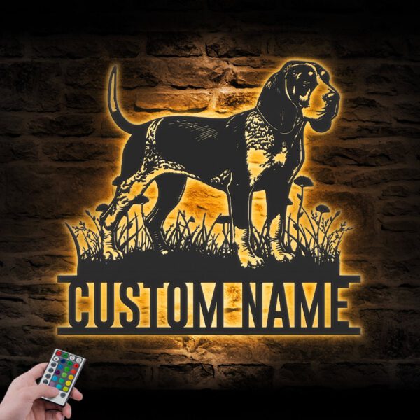 Custom-Bluetick-Coonhound-Metal-Wall-Art-LED-Light_1