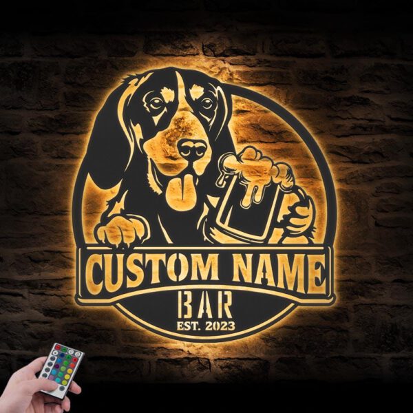 Custom-Bluetick-Coonhound-Thirsty-Beer-Pub-Metal-Wall-Art-LED-Light_3