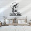 Custom-Boots-And-Hat-Cowgirl-Metal-Wall-Art-LED-Light-6