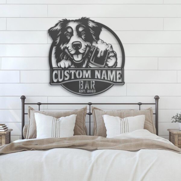 Custom-Border-Collie-Bernese-Mountain-Thirsty-Beer-Pub-Metal-Wall-Art-LED-Light_2