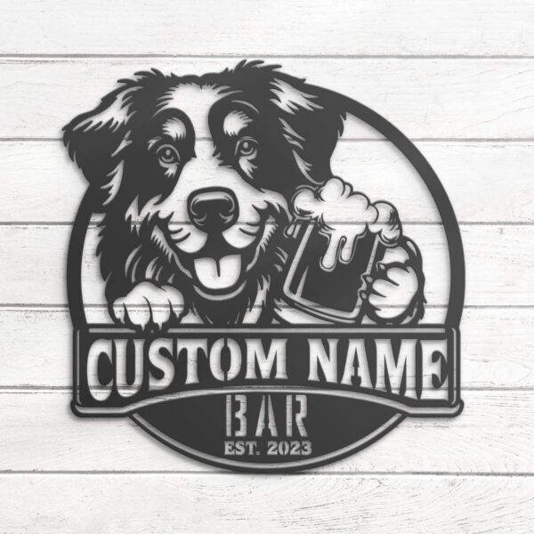 Custom-Border-Collie-Bernese-Mountain-Thirsty-Beer-Pub-Metal-Wall-Art-LED-Light_4