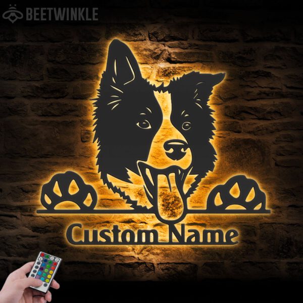 Custom-Border-Collie-Metal-Wall-Art-LED-Light_2