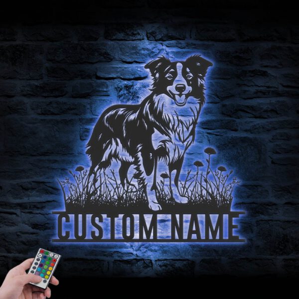 Custom-Border-Collie-Metal-Wall-Art-LED_1