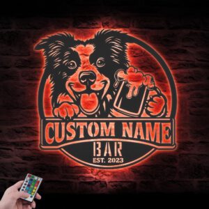 Custom-Border-Collie-Mix-Thirsty-Beer-Pub-Metal-Wall-Art-LED-Light_2