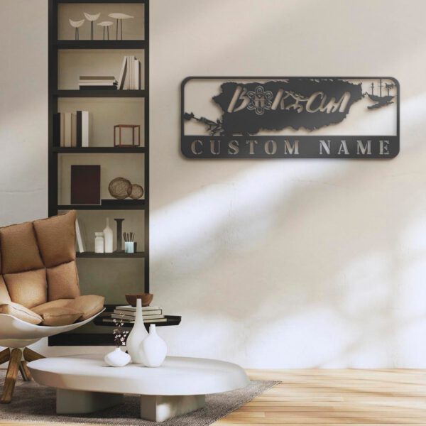 Custom-Boricua-Puerto-Rico-Map-Metal-Wall-Art-LED-Light