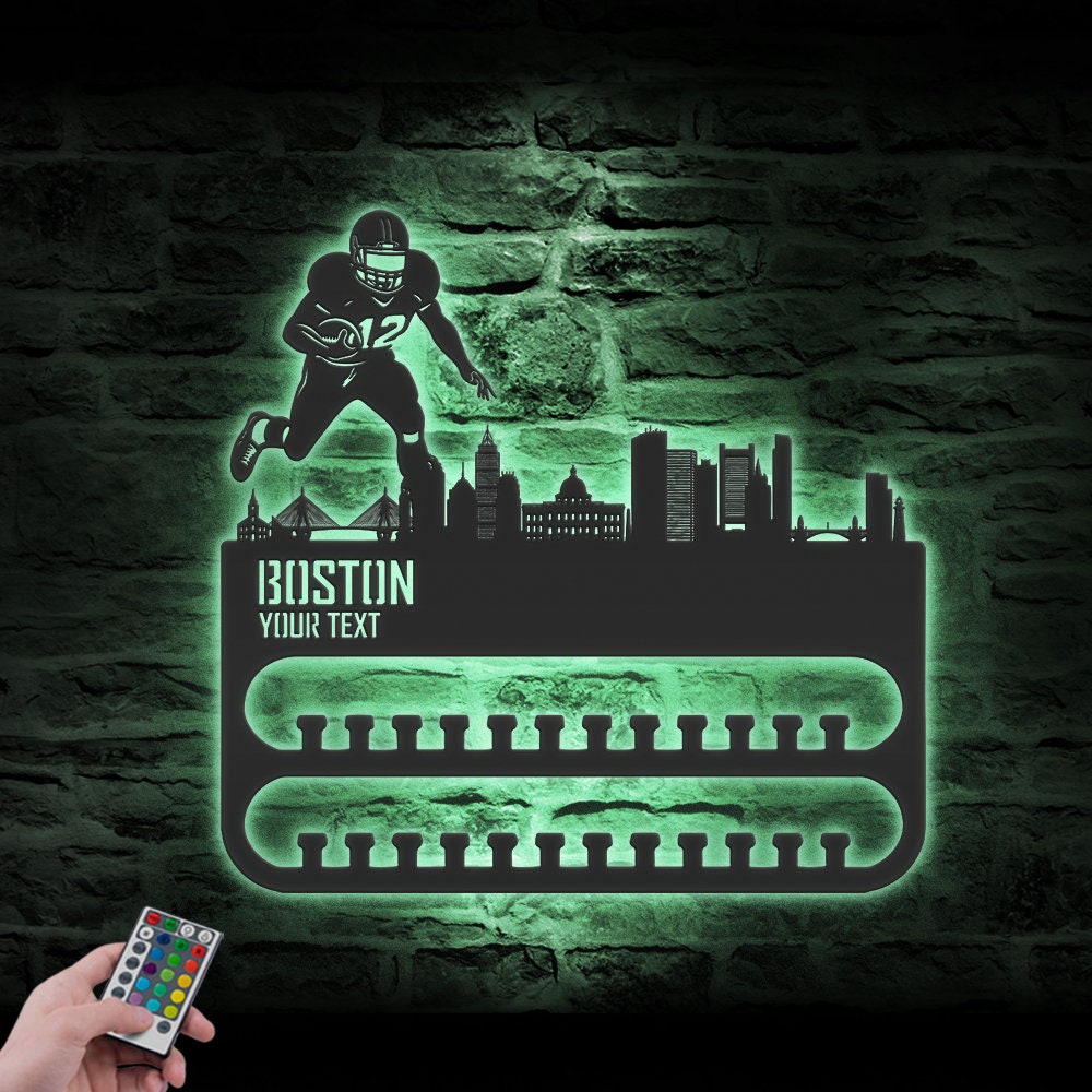 Custom-Boston-Skyline-American-Football-Medal-Hanger-With-Led-Light_4