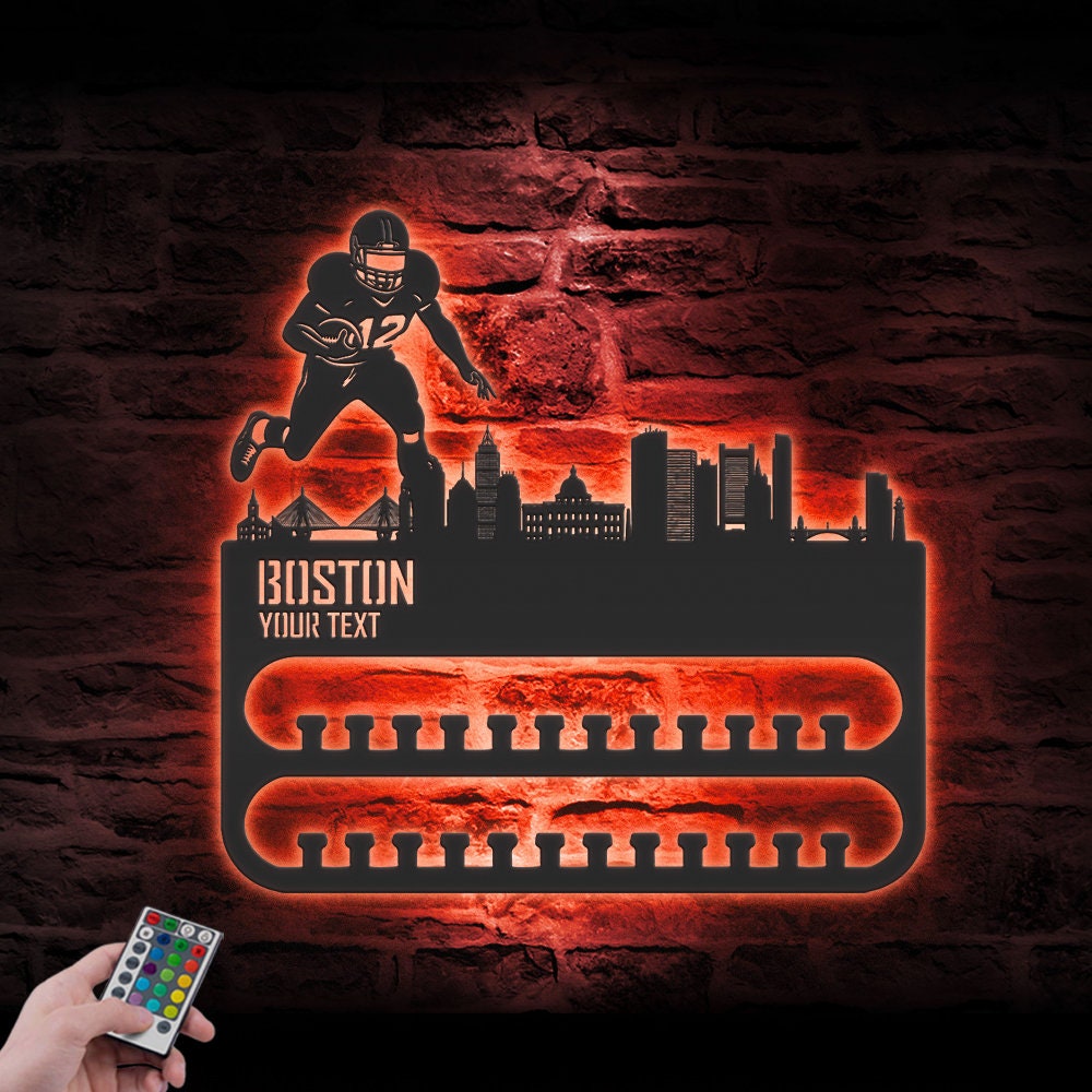 Custom-Boston-Skyline-American-Football-Medal-Hanger-With-Led-Light_6