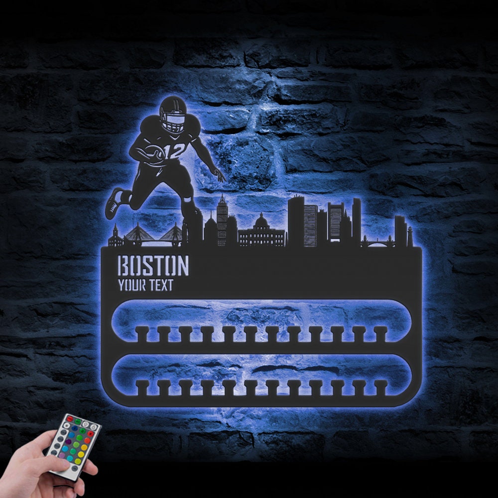 Custom-Boston-Skyline-American-Football-Medal-Hanger-With-Led-Light_8