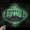 Custom-Boston-Skyline-American-Football-Metal-Wall-Art-LED-Light-6