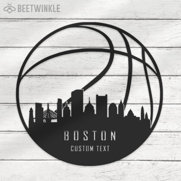 Custom-Boston-Skyline-Basketball-Metal-Wall-Art-LED-Light-7