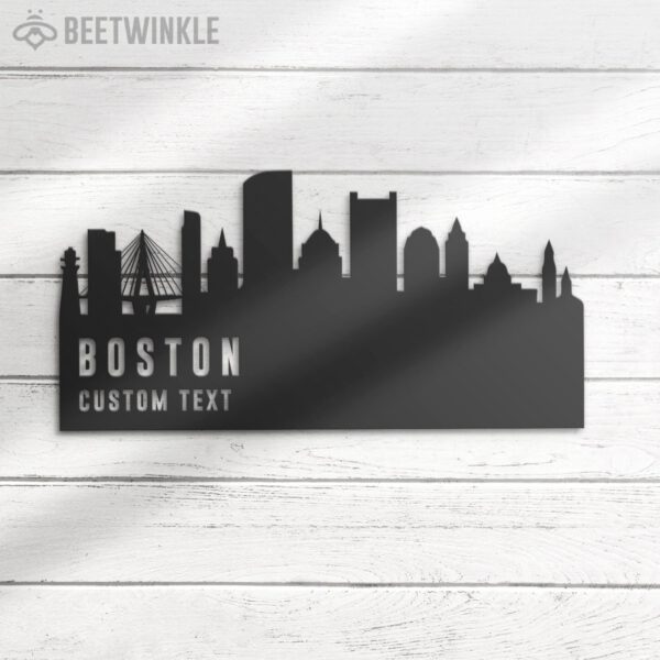 Custom-Boston-Skyline-Metal-Wall-Art-LED-Light-6