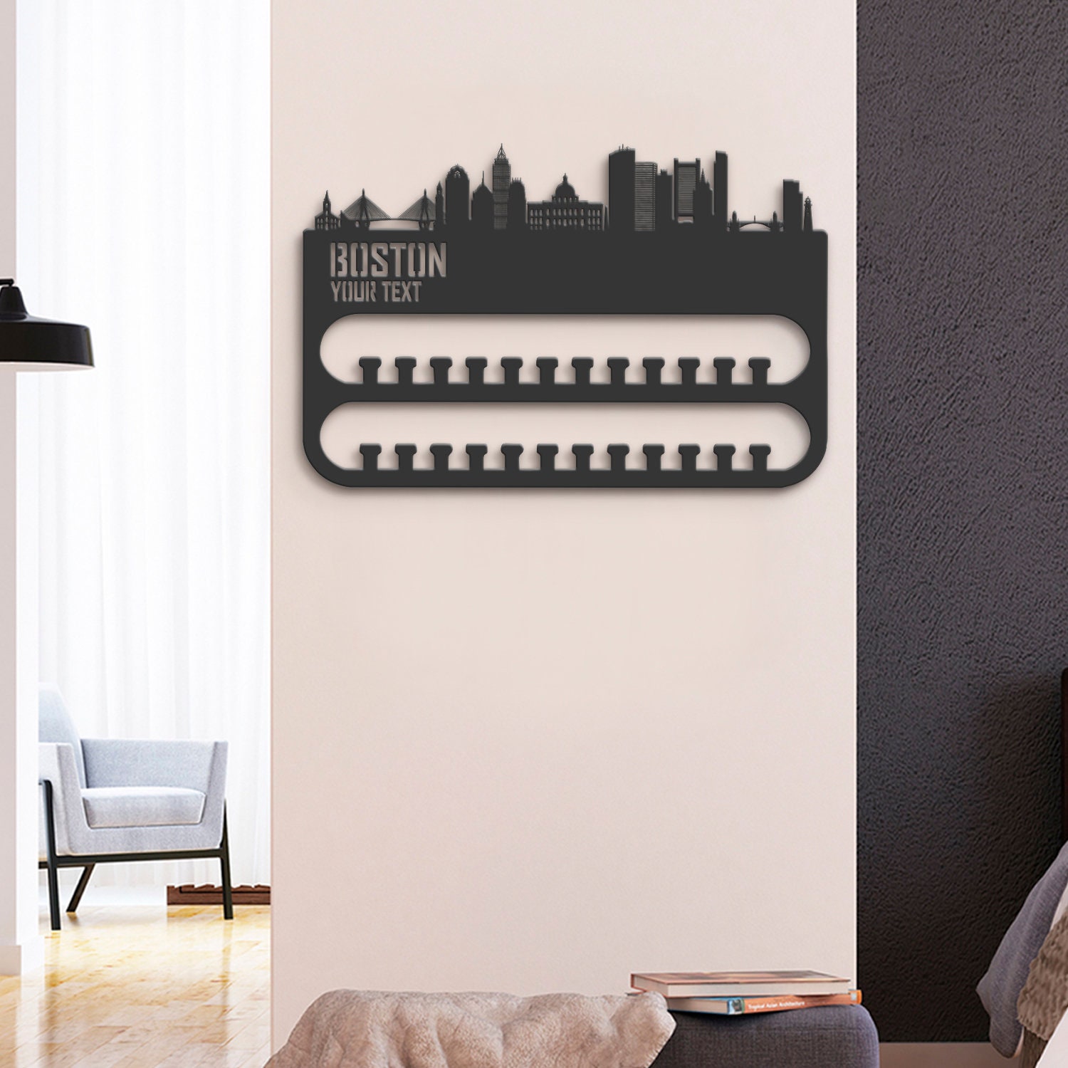 Custom-Boston-Skyline-Sport-Medal-Hanger-With-Led-Light_3