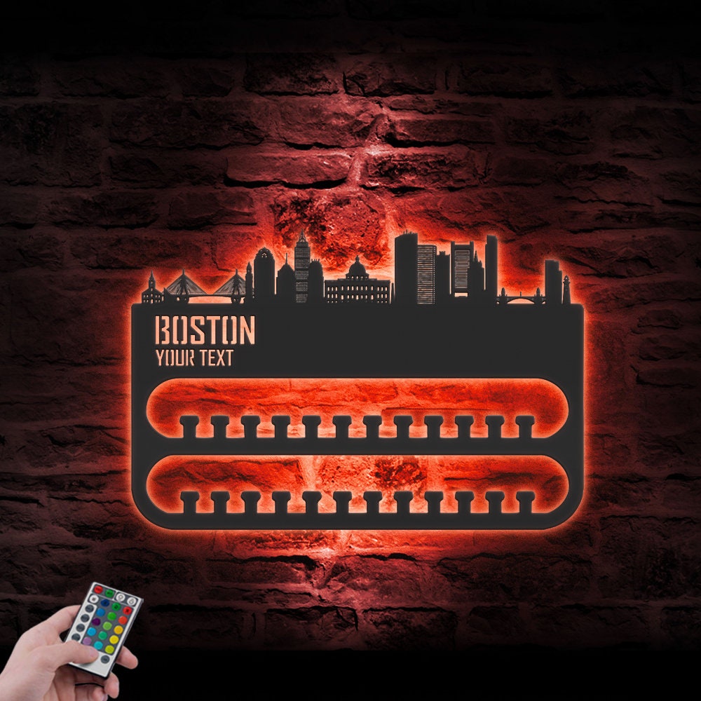 Custom-Boston-Skyline-Sport-Medal-Hanger-With-Led-Light_5