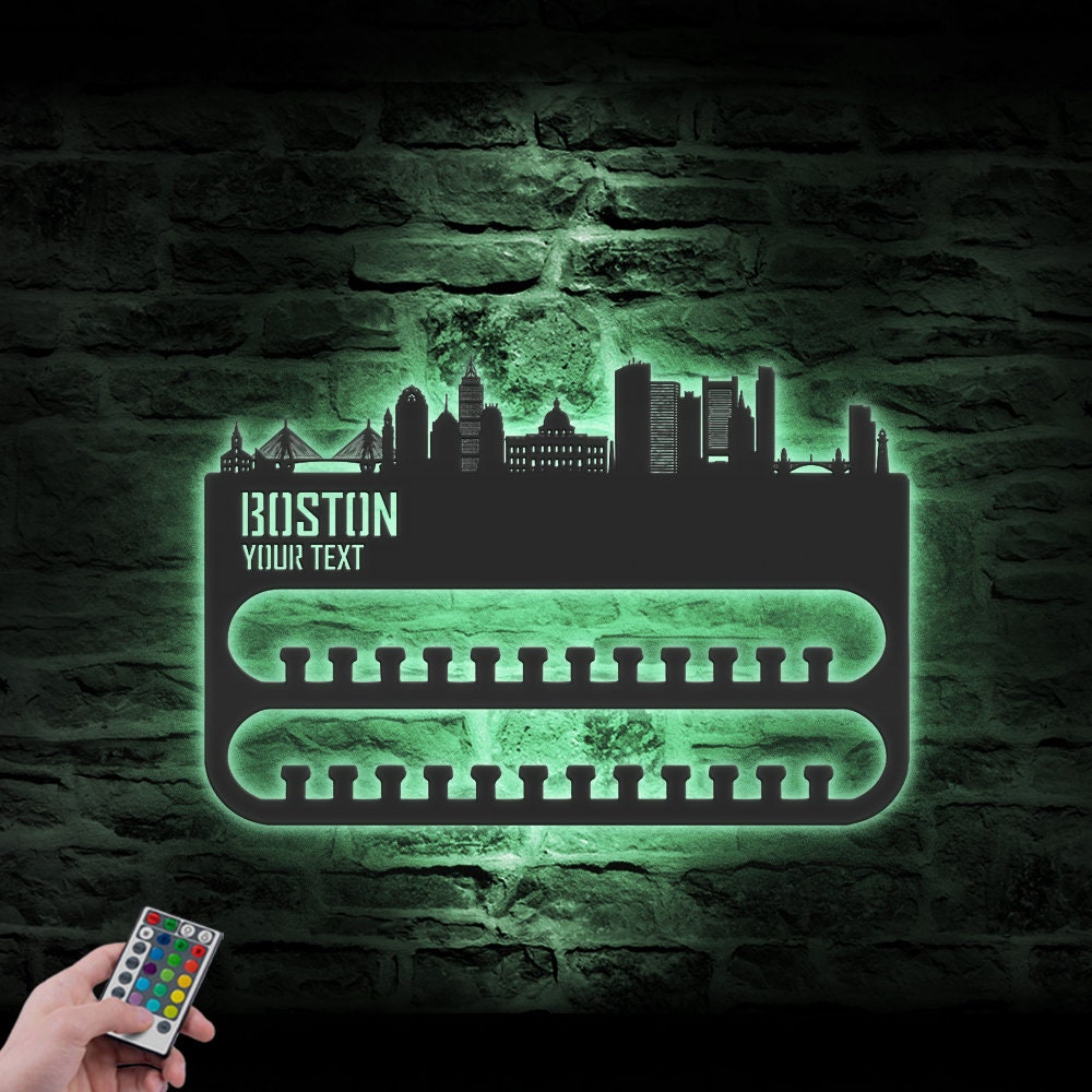 Custom-Boston-Skyline-Sport-Medal-Hanger-With-Led-Light_7