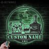 Custom-Bourbon-Cigar-And-Bulldog-Metal-Wall-Art-LED-Light_1