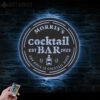 Custom-Bourbon-Cocktail-Bar-Metal-Wall-Art-LED-Light