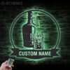 Custom-Bourbon-Dolla-Money-Metal-Wall-Art-LED-Light-2