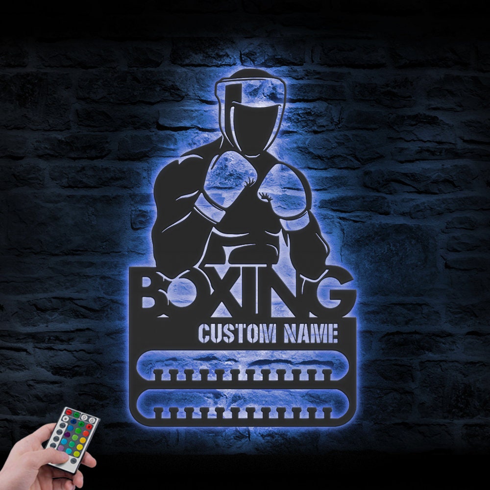 Custom-Boxing-Medal-Hanger-With-Led-Light_4