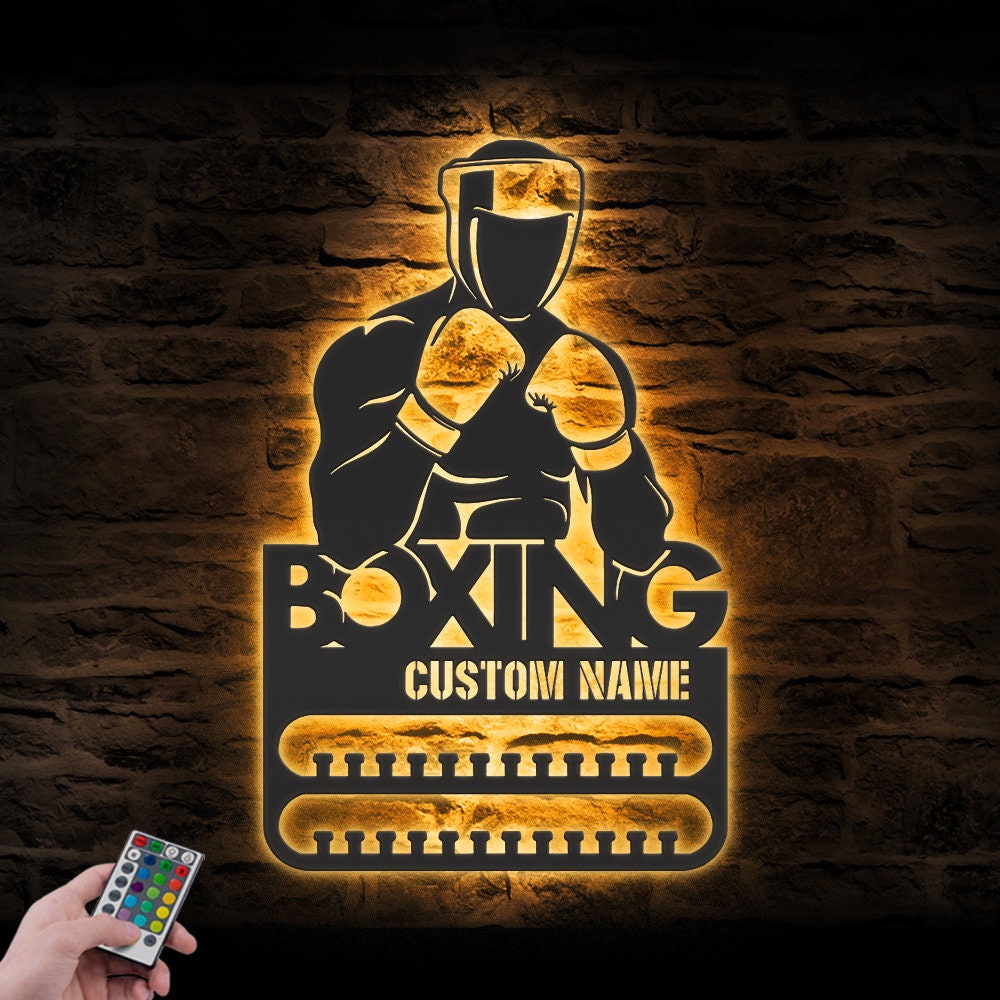 Custom-Boxing-Medal-Hanger-With-Led-Light_5