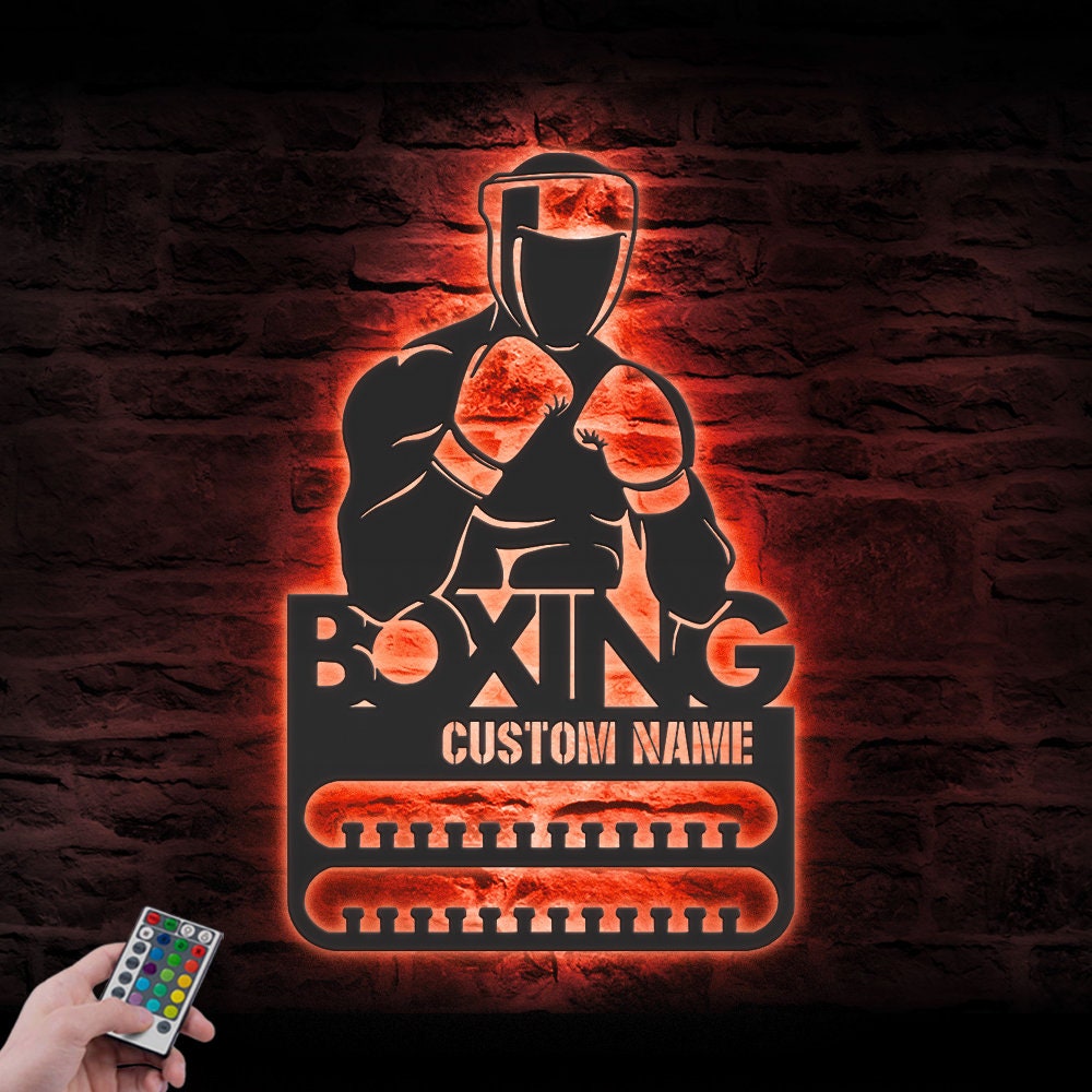 Custom-Boxing-Medal-Hanger-With-Led-Light_7