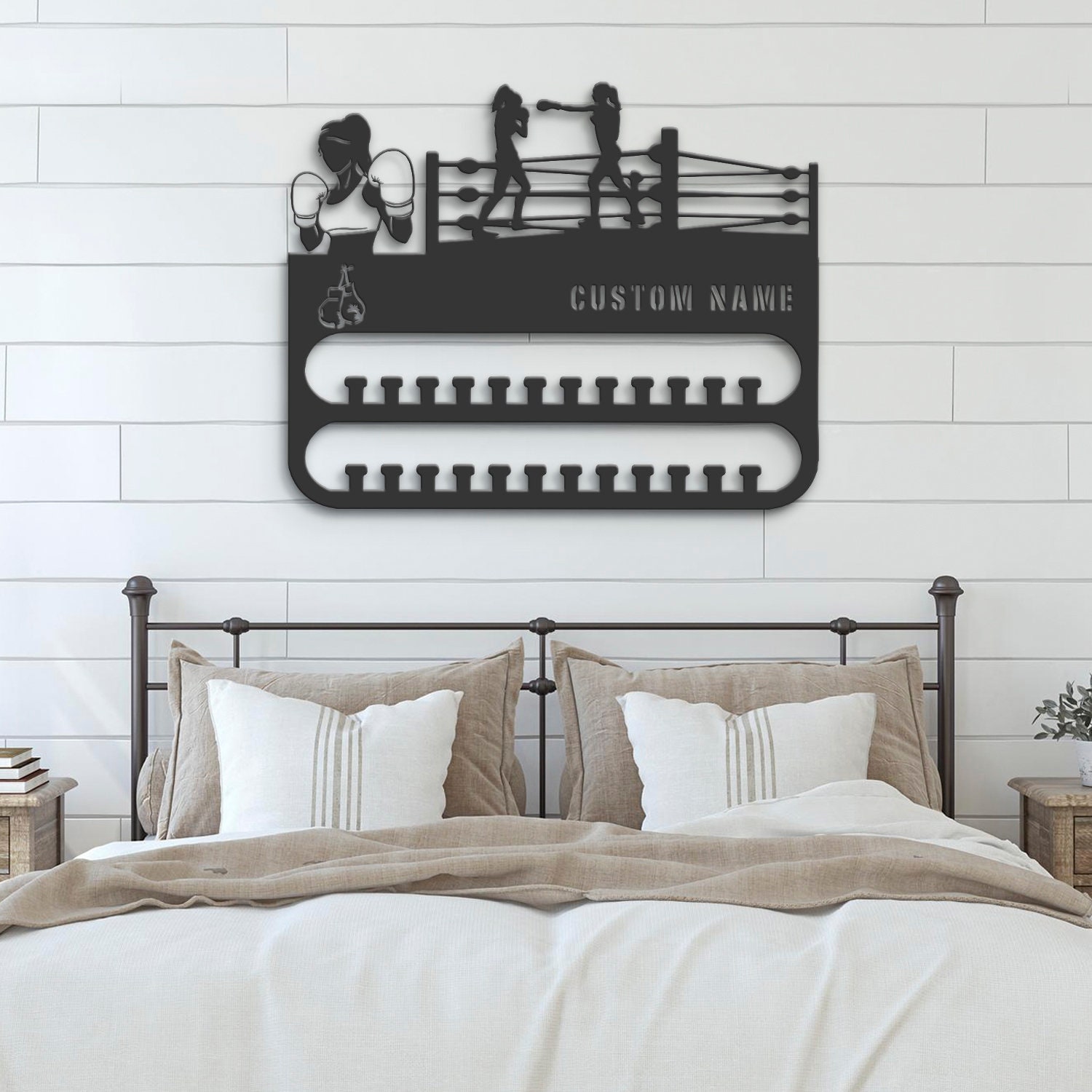 Custom-Boxing-Medal-Hanger-With-Led_2